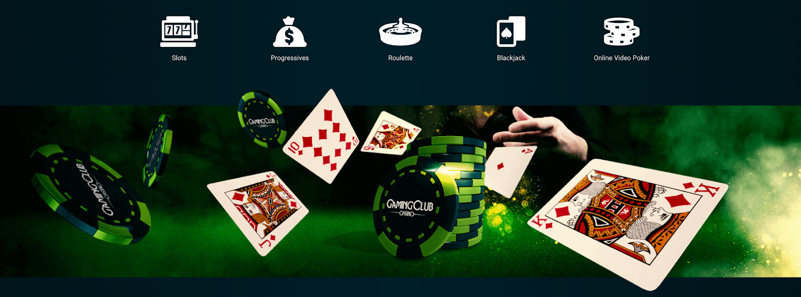 Gaming Club Casino banner