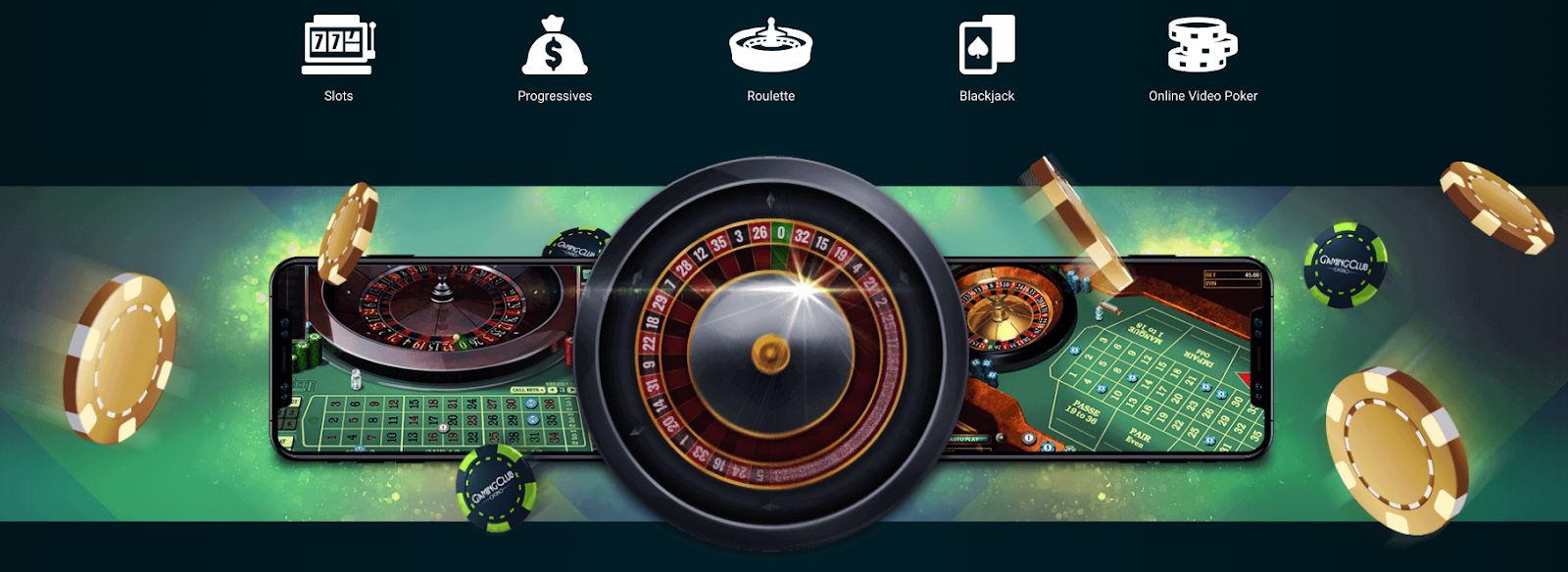 Gaming Club Casino banner